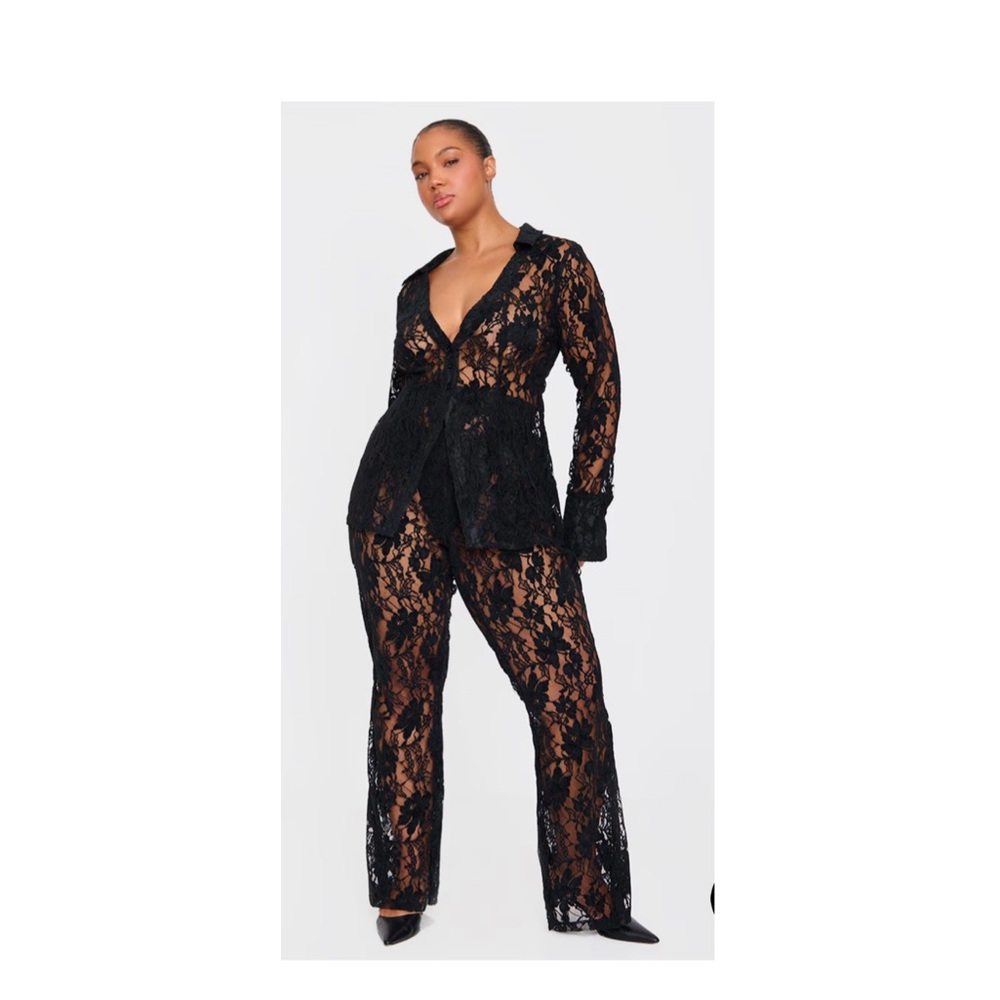Plus Sheer Pants * TOP ALSO AVAILABLE